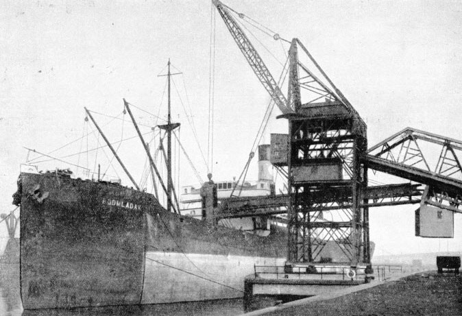 The Yugoslav ship Podmladak in Cardiff Docks