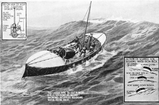 THE MODERN LIFEBOAT is notable for her ability to stand up to heavy seas