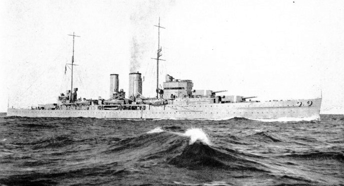 H.M.S. Exeter is one of the finest modern British cruisers