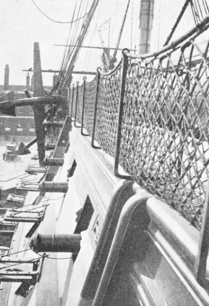 THE PORT HAMMOCK NETTINGS of HMS Victory