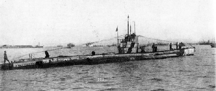 German submarine UB 80 at Gibraltar