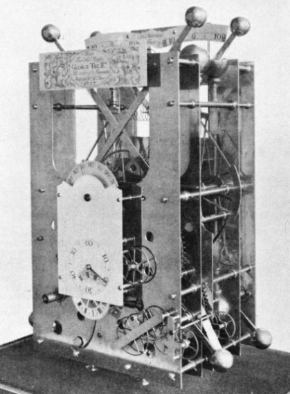 Harrison’s second chronometer has its mechanism housed between stiff plates of brass