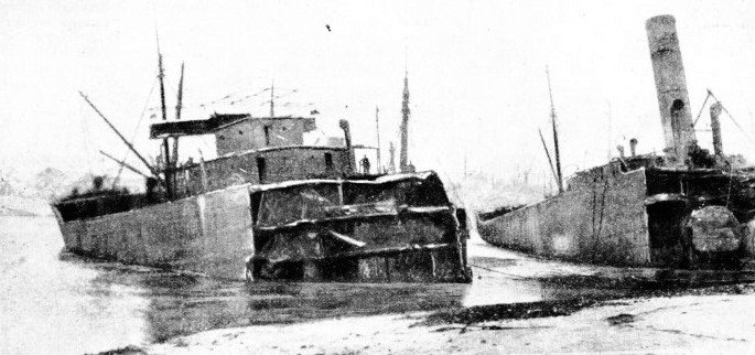 THE ARABY’S BOW AND STERN lay beached in Boulogne Harbour