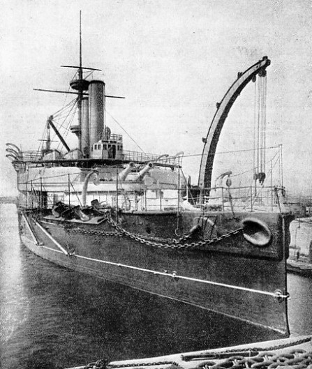 THE FIRST BATTLESHIP of the “Admiral” class, H.M.S. Collingwood