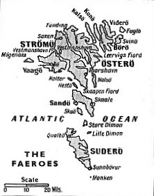 THE FAEROES are a group of Danish islands