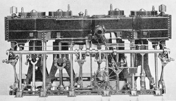 TRIPLE-EXPANSION ENGINES were fitted in H.M.S. Duncan