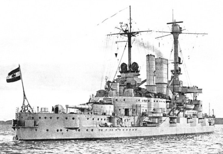 The Schlesien is a German battleship built in 1906