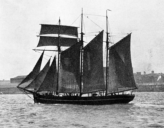 The Fanny Crossfield is one of the last British sailing coastal craft