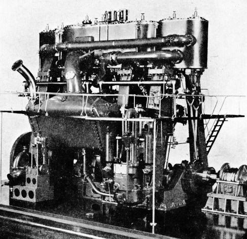 QUADRUPLE-EXPANSION ENGINES were built for the steamship Springwell