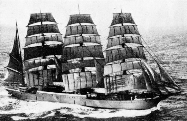 The German auxiliary sailing vessel Magdalene Vinnen