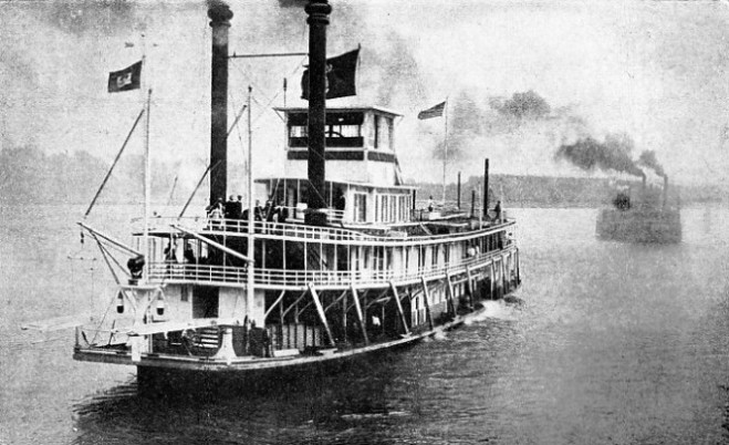 The Mississippi is one of the more recent Mississippi steamboats