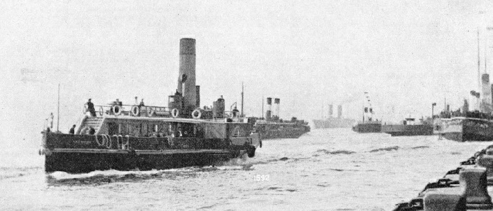 The paddle steamer Sapphire, engaged on the Eastham ferry