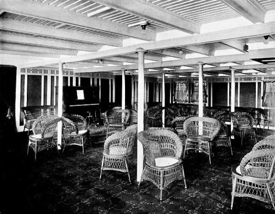 THE LOUNGE ON A CANADIAN CAR FERRY