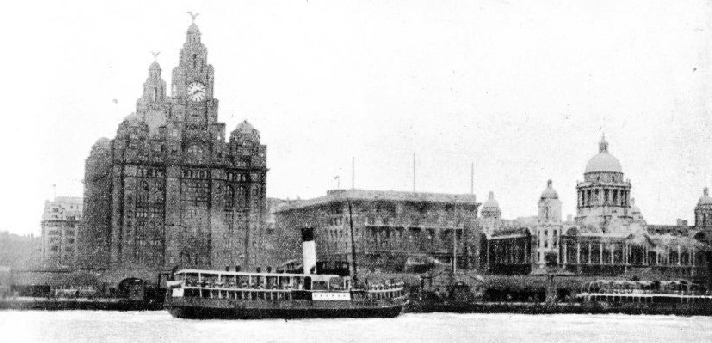 PIER HEAD, LIVERPOOL is the focal point of the Mersey ferries