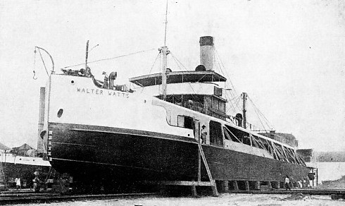 The Walter Watts is one of the largest cargo steamers on the Niger