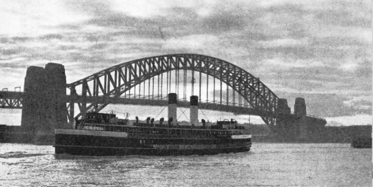 THE GREAT BRIDGE which spans Sydney Harbour was opened in March 1932