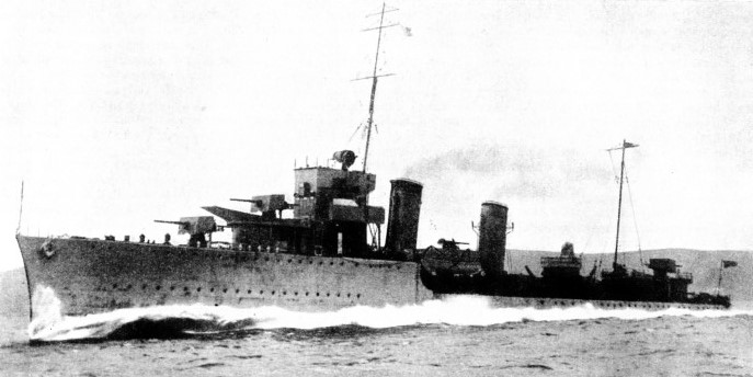 The Chilean destroyer Orella