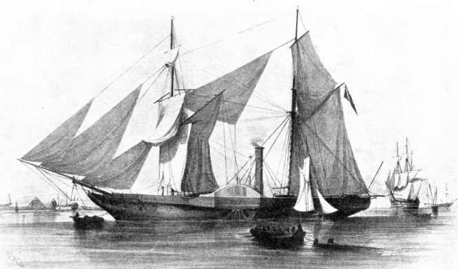 HMS Gorgon, 1,111 tons, had six guns mounted on her upper deck. 