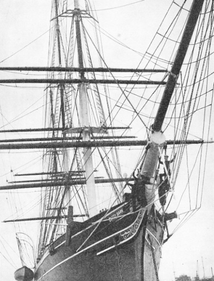 The Cutty Sark carried the Red Ensign with honour and distinction until 1895