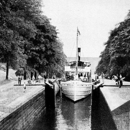 The Pallas is one of the passenger steamers of the Göta Canal Company