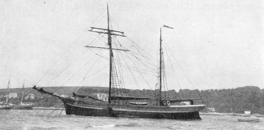 The ketch barge Goldfinch