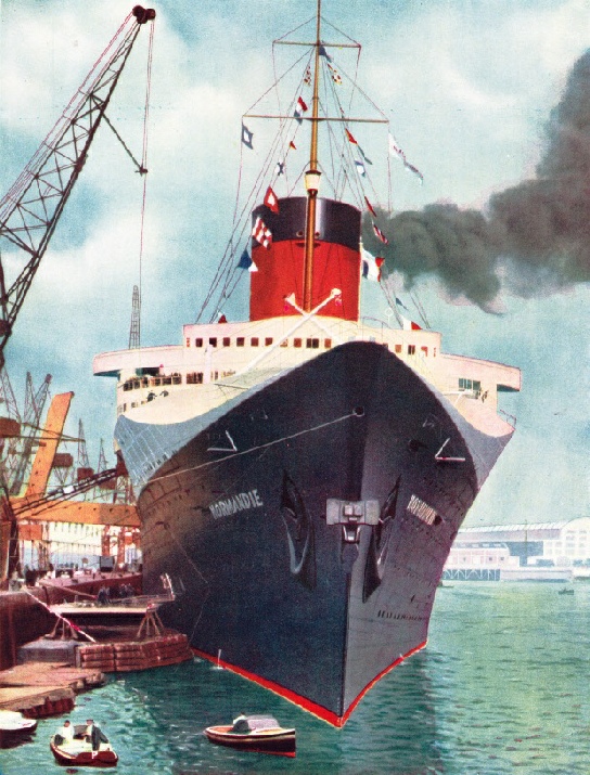 The French liner "Normandie"