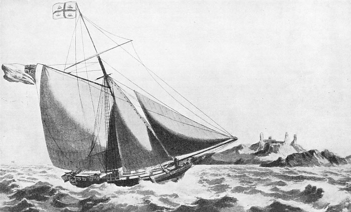A yacht about 1830, one of the later type built for Trinity House