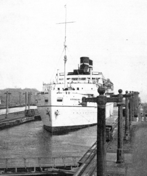 The Arandora Star in the Panama Canal