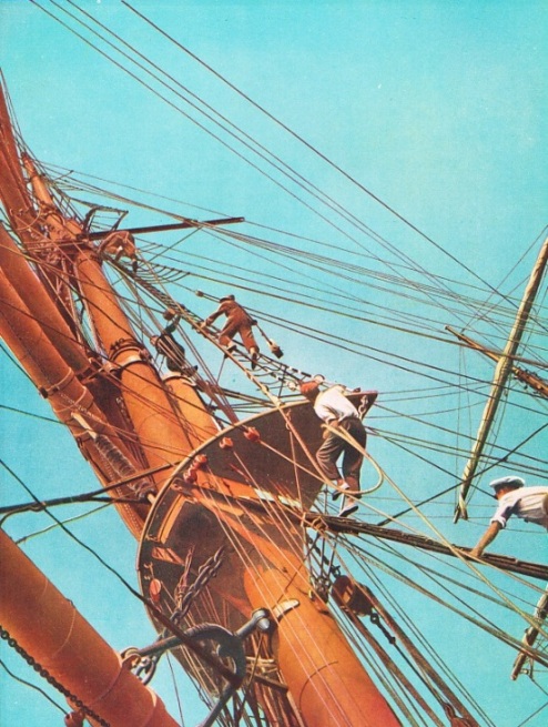 GOING ALOFT on board the Archibald Russell