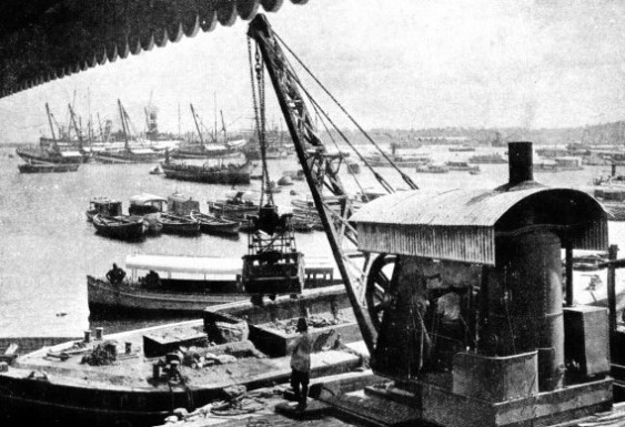 AT COLOMBO, CEYLON, the Athene was put in dry dock for repairs 
