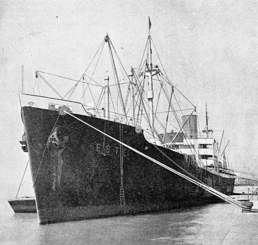 The Este is a German vessel of 7,915 tons gross